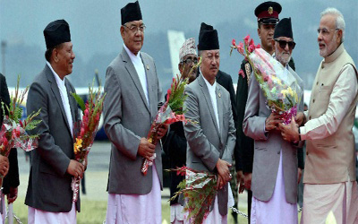Modi meets Koirala; 3 agreements signed